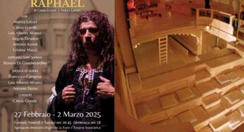Arte e teatro si fondono in Raphael, lo spettacolo itinerante